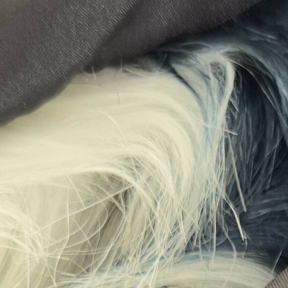 Gorgeous GUESS Tri Coloured Faux Fur Vest – Size M - Like New - Picture 9 of 11